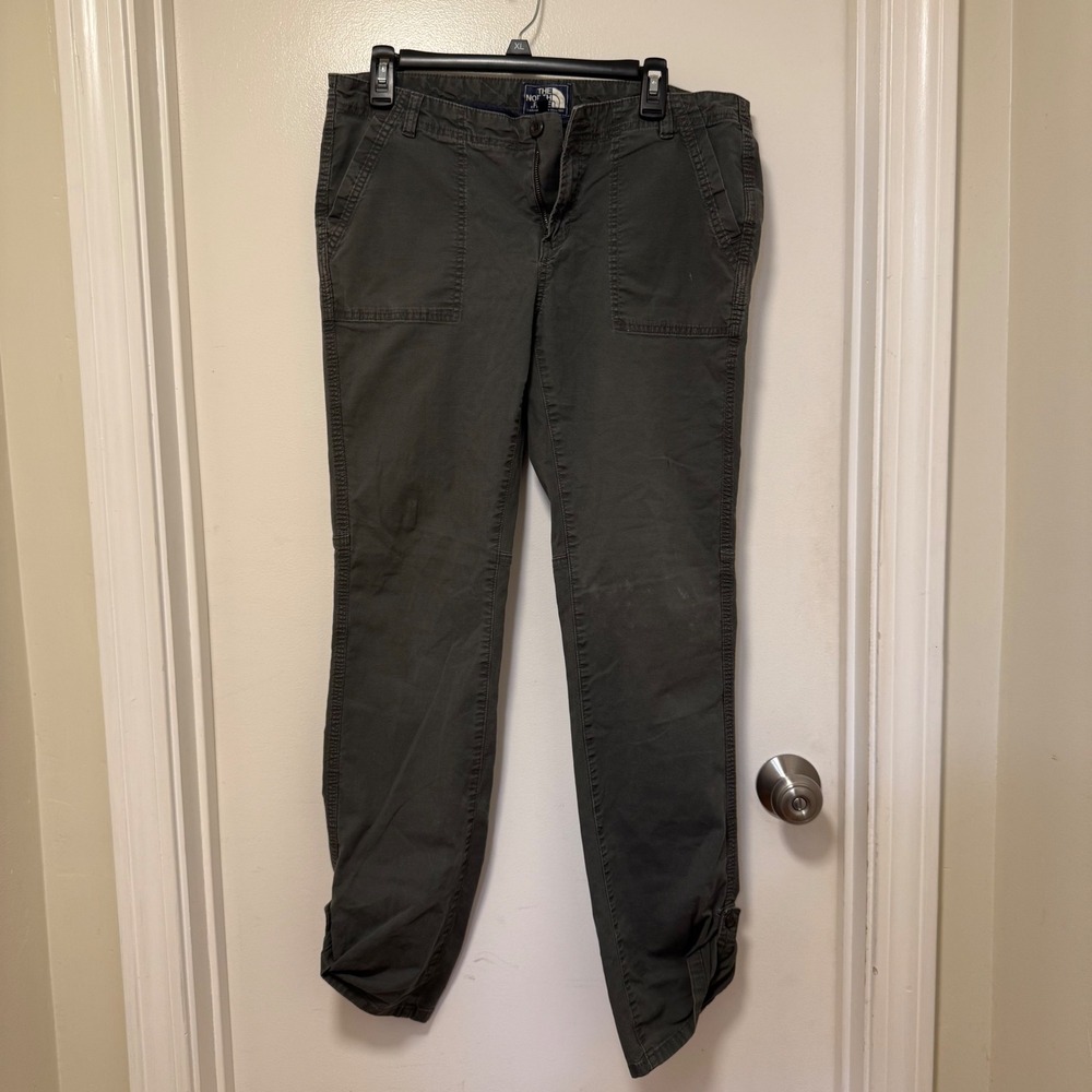 The North Face California Heritage Olive Green Casual Ankle Pants Size 12